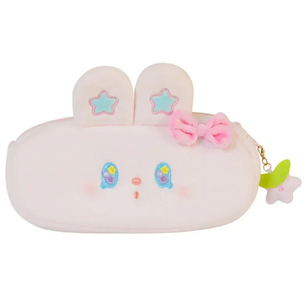 Bubble Bunny Plush Pencil Case | Bunny Rabbit Ears Star Makeup bag Travel Bag